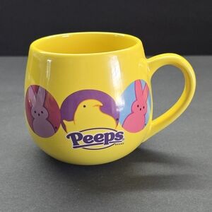 2021 Peeps Easter Candy Yellow Bunnies Chicks Ceramic Coffee Tea Cup Mug
